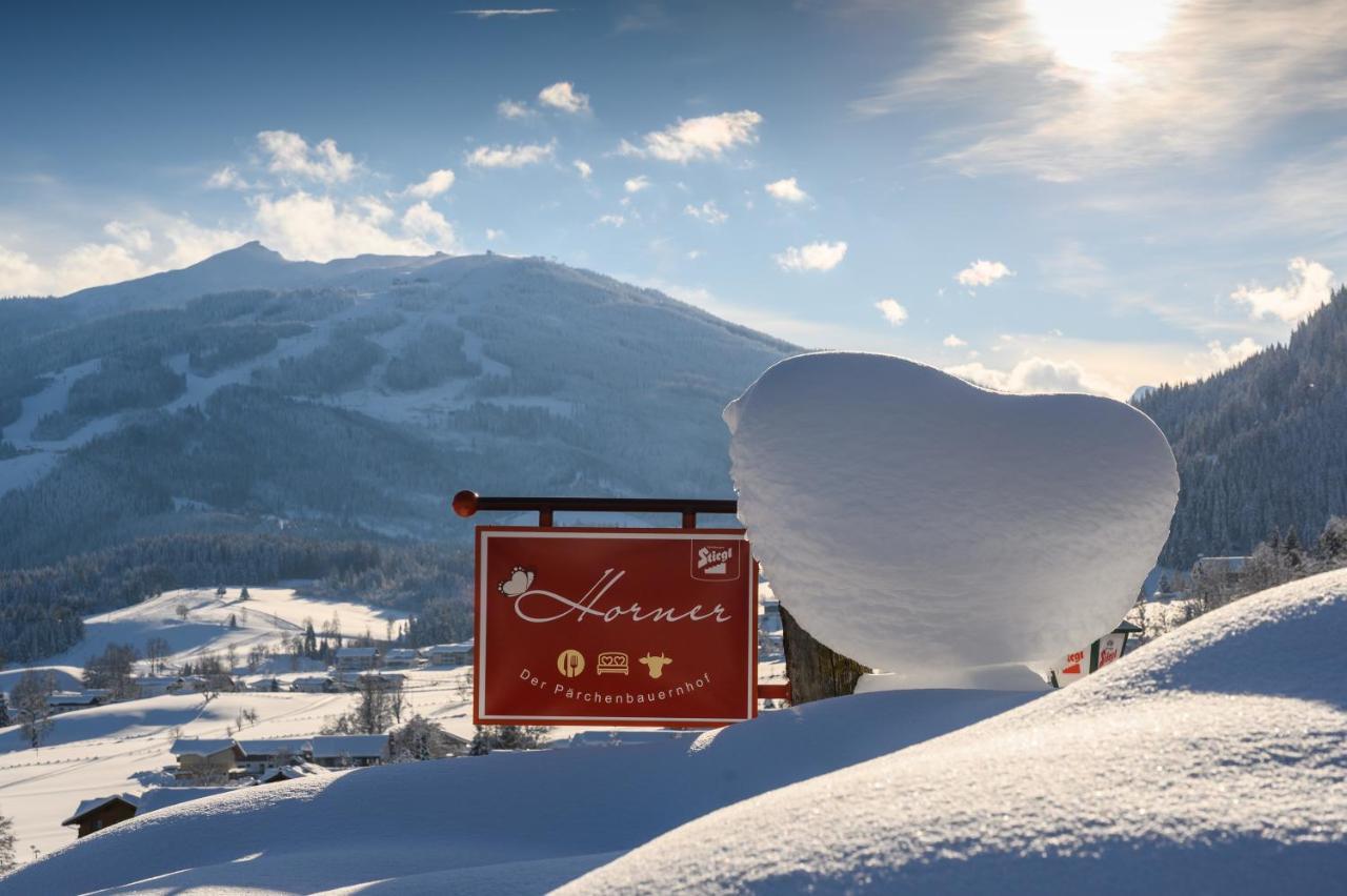 ホテルParchenbauernhof Horner フラッハウ エクステリア 写真